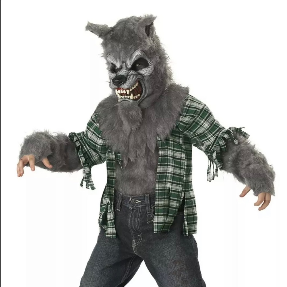 Howling At The Moon Wolf Costume; Kids L - California Costume; See pics !!